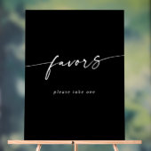 Boho Chic Modern COLOR EDITABLE Wedding Favors アクリルサイン (ニュートラル)