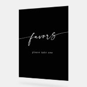 Boho Chic Modern COLOR EDITABLE Wedding Favors アクリルサイン (傾斜)