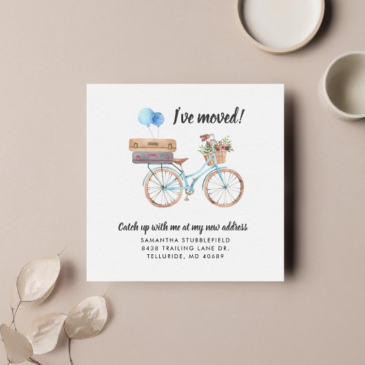 Boho Chic Moving Addressのお知らせを移動