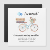 Boho Chic Moving Addressのお知らせを移動 (正面/裏面)