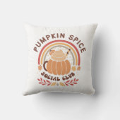 Boho Chic Pumpkin Spice Social Club クッション (裏面)