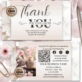 Boho Chic QRコード写真ご注文ありがとうございます 名刺