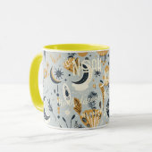 Boho Chic Sealical Mug -パーソナライズされた名写真 マグカップ (正面左)
