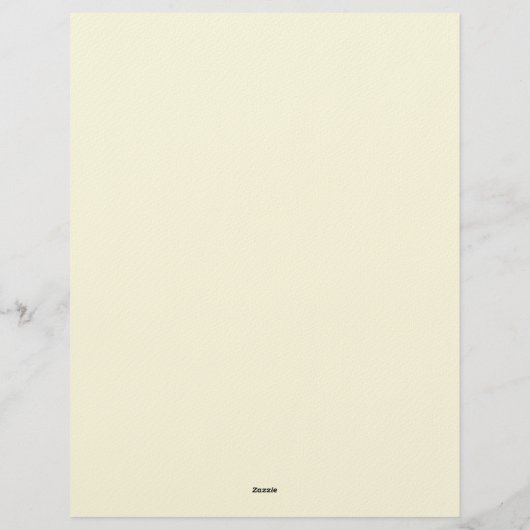 Boho Chic Stationery Paper レターヘッド (裏面)