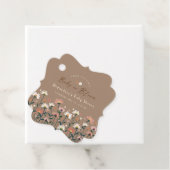 Boho Chic Wildflower Baby in Bloom Shower フェイバータグ (インサイチュ)