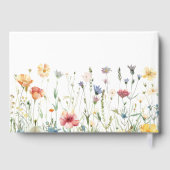 Boho Chic Wildflower Wedding ゲストブック (裏面)