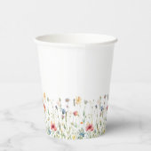 Boho Chic Wildflower Wedding 紙コップ (右)
