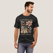 Boho Christian野花の夏の風土を考える Tシャツ (正面フル)