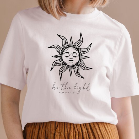Boho Christian Bible Verse Be the Light スウェットシャツ