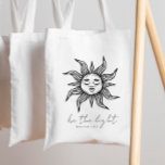 Boho Christian Bible Verse Be the Light Sunshine トートバッグ<br><div class="desc">Boho Christian Bible Verse Be the Light Sunshine</div>