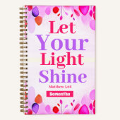 Boho Christian Girl Journal ノートブック (正面)