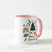 Boho Christmas マグカップ (正面右)