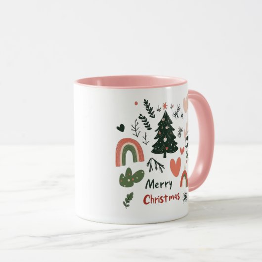 Boho Christmas マグカップ (正面右)