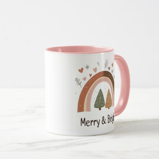 Boho Christmas マグカップ (正面右)