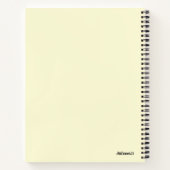 Boho Christmas Forest，新しいコテージコアノートブック ノートブック (裏面)