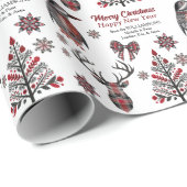 Boho Christmas Images ラッピングペーパー (ロールコーナー)