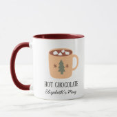 Boho Christmas Mug Hot Chocolate Mug マグカップ (左)