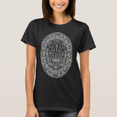 Boho Clam Shell Sea Life Mandala  Cute Bohemian Sp Tシャツ (正面)