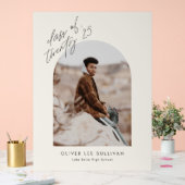 Boho Class of 2025 Arch写真卒業 アクリルサイン (ウェディング)