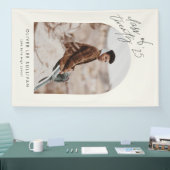Boho Class of 2025 Arch写真卒業 横断幕 (トレードショー)