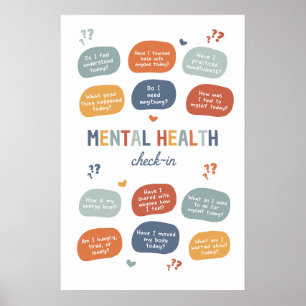 BoHo ClassroomのMental Health Checkポスター ポスター