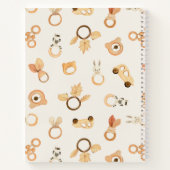 Boho Clothesジェンダーニュートラル赤ちゃんシャワーゲストブック ノートブック (裏面)