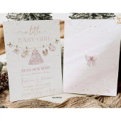 Boho Clothes赤ちゃんシャワー サンキューカード