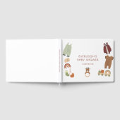 Boho Clothes Toys Boy Baby Shower ゲストブック (全面)