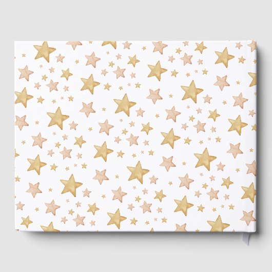 Boho Clotheslineベビーシャワーゲストブック ゲストブック (裏面)