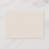 Boho Clotheslineベビーシャワーラッフルカード エンクロージャーカード (裏面)