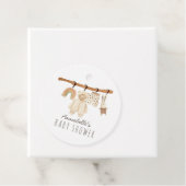 Boho Clotheslineベビー男女兼用シャワー フェイバータグ (インサイチュ)