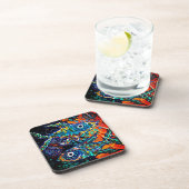Boho Colorful Fish Coaster set コースター (右側)