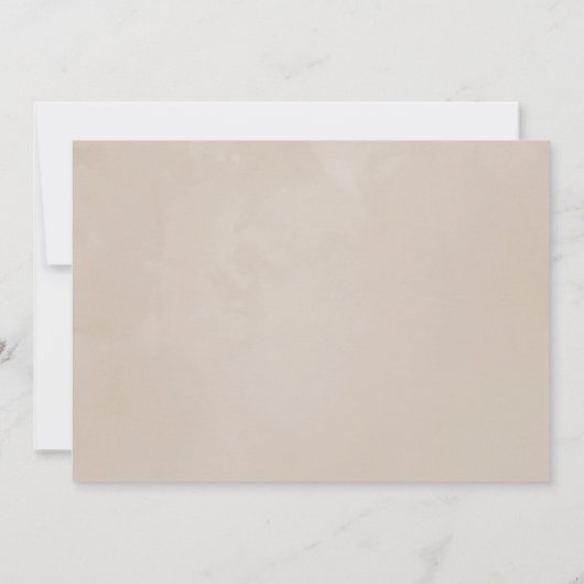 Boho Cotton結婚の写真 サンキューカード (裏面)