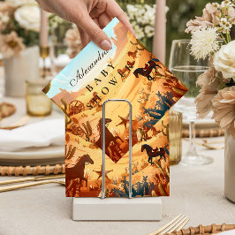 Boho Country Western Baby Shower スタンダードカクテルナプキン