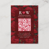 Boho Custom Carnation Fantasy Beach Wedding エンクロージャーカード (正面)