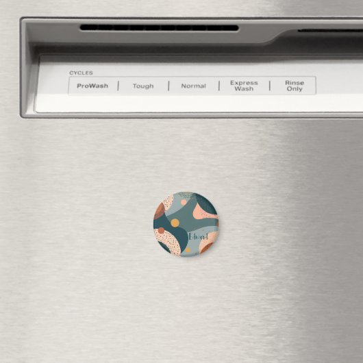 Boho Custom Name マグネット (インサイチュ (食洗機))