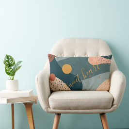 Boho Custom Name ランバークッション