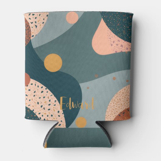 Boho Custom Name 缶クーラー (正面)