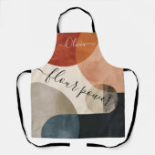 Boho Custom Name Apron エプロン (正面)