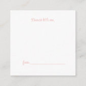 Boho Cute Elephant赤ちゃんシャワー予約リクエスト エンクロージャーカード (裏面)