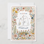Boho Cute Ghosts Wedding Invitation 招待状 (裏面)