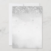 Boho Cute Water Color Blue男の子の赤ちゃんシャワー 招待状 (裏面)