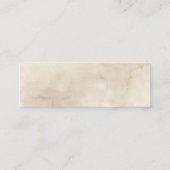 Boho Desertフローラ結婚のウェブサイトカード スキニー名刺 (裏面)