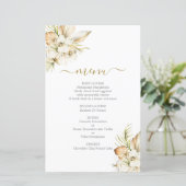 Boho Desertメニューカード (スタンド正面)