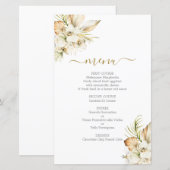 Boho Desertメニューカード (正面/裏面)