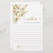 Boho Desert花嫁カードを希望 (正面/裏面)