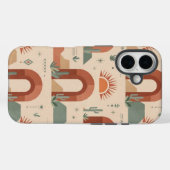 Boho Desert Arches Sunset Minimal Case Case-Mate iPhoneケース (裏面 (横))