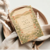 Boho Desert Botanical Wedding セーブザデート