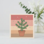 Boho Desert Christmas Greeting Card シーズンカード (スタンド正面)