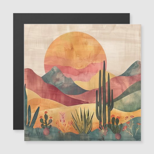 Boho Desert Landscape - Southwestern Nature (正面/裏面)